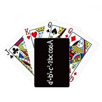 Math Kowledge Triangle Formula Poker Playing Magic Card Fun Board Game
