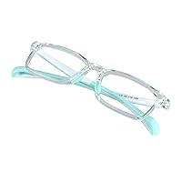 VisionGlobal Blue Light Blocking Glasses for Kids, Blurry and Anti Eyestrain, Computer Glasses, Anti Glare