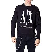 A｜X ARMANI EXCHANGE Men's Icon Project Embroidered Pullover Sweatshirt