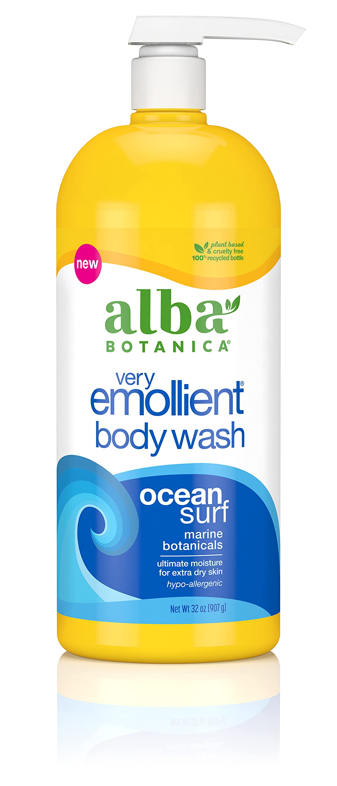 Alba Botanica Ocean Surf Very Emollient Bath & Shower Gel 32oz