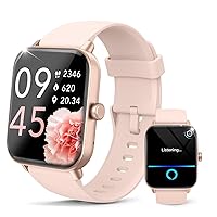 Smart Watch for Men and Women - Alexa Built-in Smartwatch with Heart Rate, Sleep and Blood Oxygen Monitor,24/7 Heart Rate Auto Image Correction, Portable Smartwatch Dynaudio Speakers