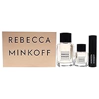 Rebecca Minkoff Eau De Parfum - Feminine Accents Of Jasmine And Coriander - Radiate Sensuality And Warmth With A Magnetic Aura - Gluten, Cruelty And Phosphate Free - Vegan, 3 Pc Gift Set