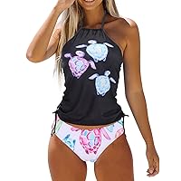 Womens Board Shorts for Swimming 9 3D Swimsuit Beach Skirt Two Piece Set Swim Shorts for Juniors