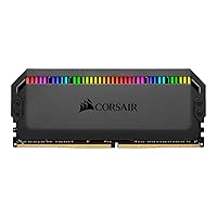 Dominator Platinum RGB 64GB (2x32GB) DDR4 3200MHz C16 AMD Optimized Desktop Memory (12 Ultra-Bright CAPELLIX RGB LEDs, Patented Dual-Channel DHX Cooling Technology, XMP 2.0 Support) Black