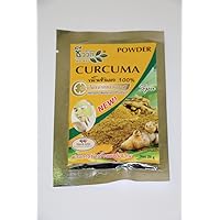 New 100% Curcuma Powder Detox Cover Infront Polish Infront The Skin is Clear Get Rid a Pimple Be Vague Make Clean White Well-Fitting 20 G or 0.7 oz