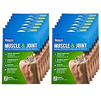 24 x Pain Relieving Patches External Arthritis Muscle Joint Back Aches Relief