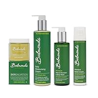 Balmonds All-Natural Skincare Mothers Day Gift Set - Skin Salvation, Moisturizing Cream, Intensive Hand Cream, Shampoo & Wash - Self-Care Gift Set, Cruelty Free and Made with Natural Ingredients