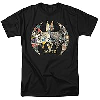 Batman T-Shirt 80th Anniversary Shield Black Tee