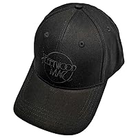 Fleetwood Mac Classic Band Logo Baseball Cap Size One Size Black