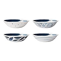 Lenox Blue Bay Melamine All-Purpose Bowls, Set of 4, 1.65 LB, 0