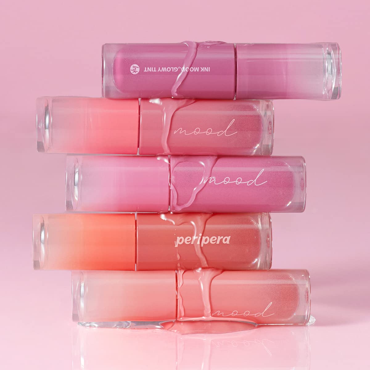 Peripera Ink Mood Glowy Tint | Lip-Plumping, Naturally Moisturizing, Lightweight, Glow-Boosting, Long-Lasting, Comfortable, Non-Sticky, Mask Friendly, No White Film (04 PINK YOUTH)