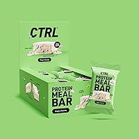 CTRL Protein Meal Bars - Magic Charms Flavor with 15g Protein, White Chocolate & Lucky Charms Cereal Pieces - Guilt-Free Snack Bar, 270 Calories - Soft & Chewy, 35g Carbs - Pack of 12