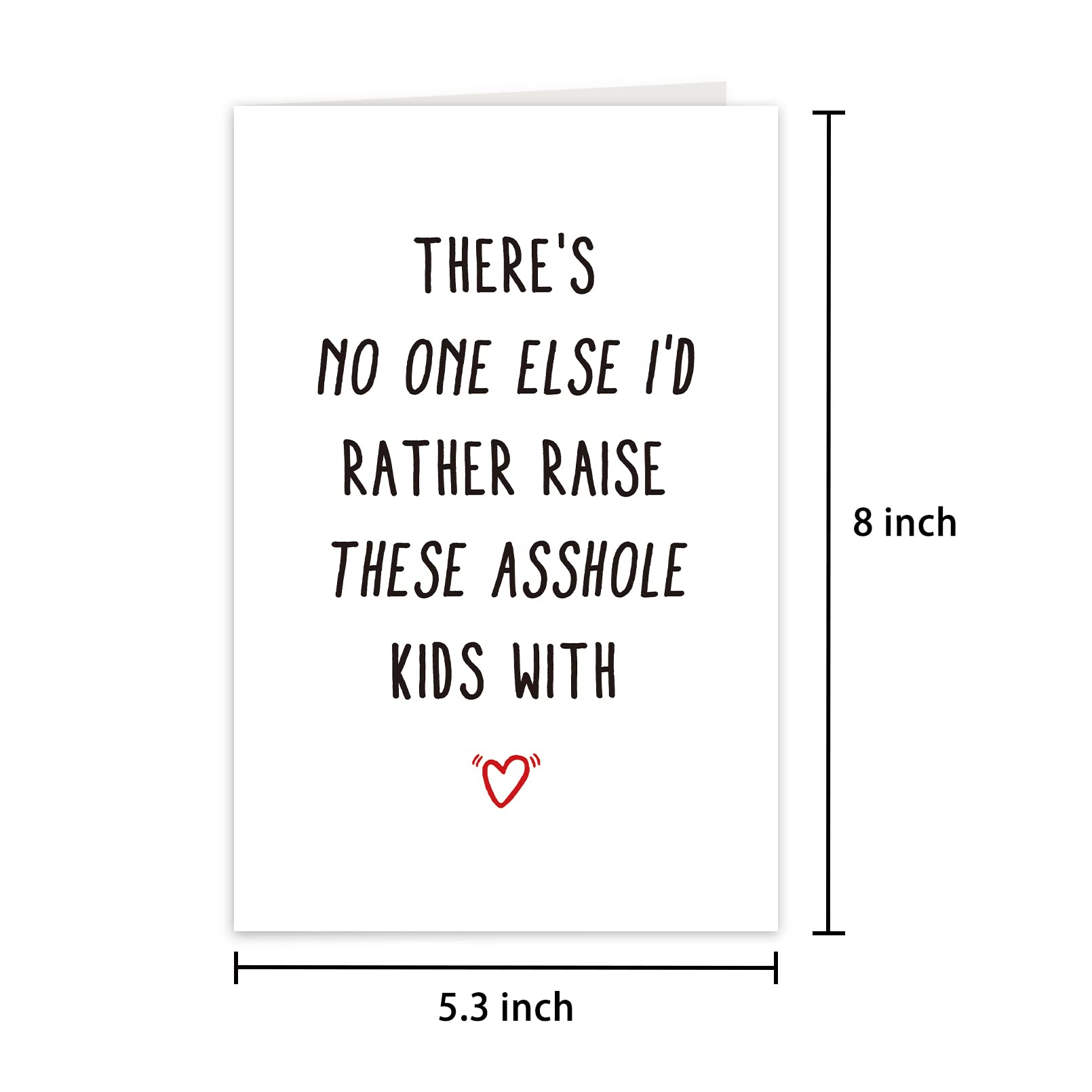 Ulbeelol Funny Fathers Day Card from Wife, Humorous Card for Husband, Hilarious Anniversary Card for Husband Him