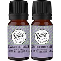 Wild Essentials Sweet Dreams 100% Pure Essential Oil Synergy Blend 2 Pack 10ml, Premium Grade, Use for Sleep, Rest, Relaxation, Nighttime, Made and Bottled in The USA