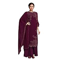Indian/Pakistani Women Wedding Wear Bollywod Style Designer Net Gown 5360 a Blue
