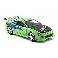 Fast & Furious 1:24 Brian's Mitsubishi Eclipse Die-cast Car, Toys for Kids and Adults