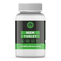 Natural Neem Tablet 120 Tablet | Healthy Skin & Hair (500mg/tab)