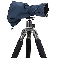 LensCoat Raincoat RS for Camera and Lens, Medium Rain Cover Sleeve Protection (Navy) LCRSMNA