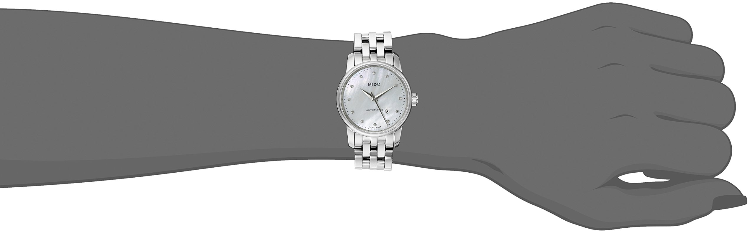 MIDO Baroncelli - Swiss Automatic Watch for Women - Mother of Pearl Dial - Case 29mm - M76004691
