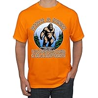Undefeated Hide and Seek Champion Humor Men's Graphic T-Shirt