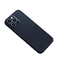 Personality Handsome Light Thin Carbon Fiber Pattern PC Phone case for iPhone 14 13 12 11 X XS XR Pro Max Plus Unique Comfortable Cool Shockproof Back Cover(Blue,12 Pro max)
