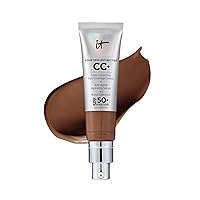 IT Cosmetics Your Skin But Better CC+ Cream - Color Correcting Cream, Full-Coverage Foundation, Hydrating Serum & SPF 50+ Sunscreen - Natural Finish - 1.08 fl oz