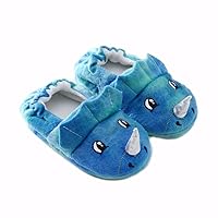 Toddler Boys Slippers Cartoon Cute Animals Plush Warm Home Shoes
