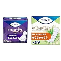 Incontinence Pads for Women - 90 Count, Ultimate Absorbency, Regular Length, Intimate Skin Protection, Bladder Control & Postpartum