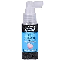 Doc Johnson GoodHead - Juicy Head - Dry Mouth Spray - Instantly Moisturize Your Mouth - Cotton Candy - 2 fl. oz.(59 ml)