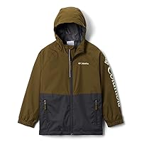 Columbia Kids-and-Baby-Dalby Springs Jacket, Shark/New Olive, 4T