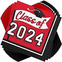 Amscan Premium Red Paper Class of 2024
