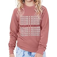 Text Print Kids' Raglan Sweatshirt - Stylish Sponge Fleece Sweatshirt - Famous Sweatshirt