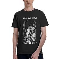 Serial Experiments Lain Shirts Novelty Men's Latest Fashion Cartoon Design Style Short Sleeve Shirts Black