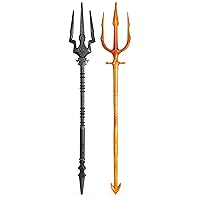 Aquaman DC Comics, and Black Manta Tridents, 35-inch Movie-Styling, Super Hero Costume, Kids Roleplay for Boys and Girls Ages 4+