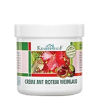 Horse Chestnut & Red Vine Cream for Varicose Veins, Aching Legs - 250ml, All Skin Types