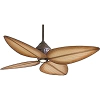 Minka-Aire F581L-ORB Gauguin 52 Inch Outdoor Ceiling Fan with Integrated LED Light in Oil Rubbed Bronze Finish