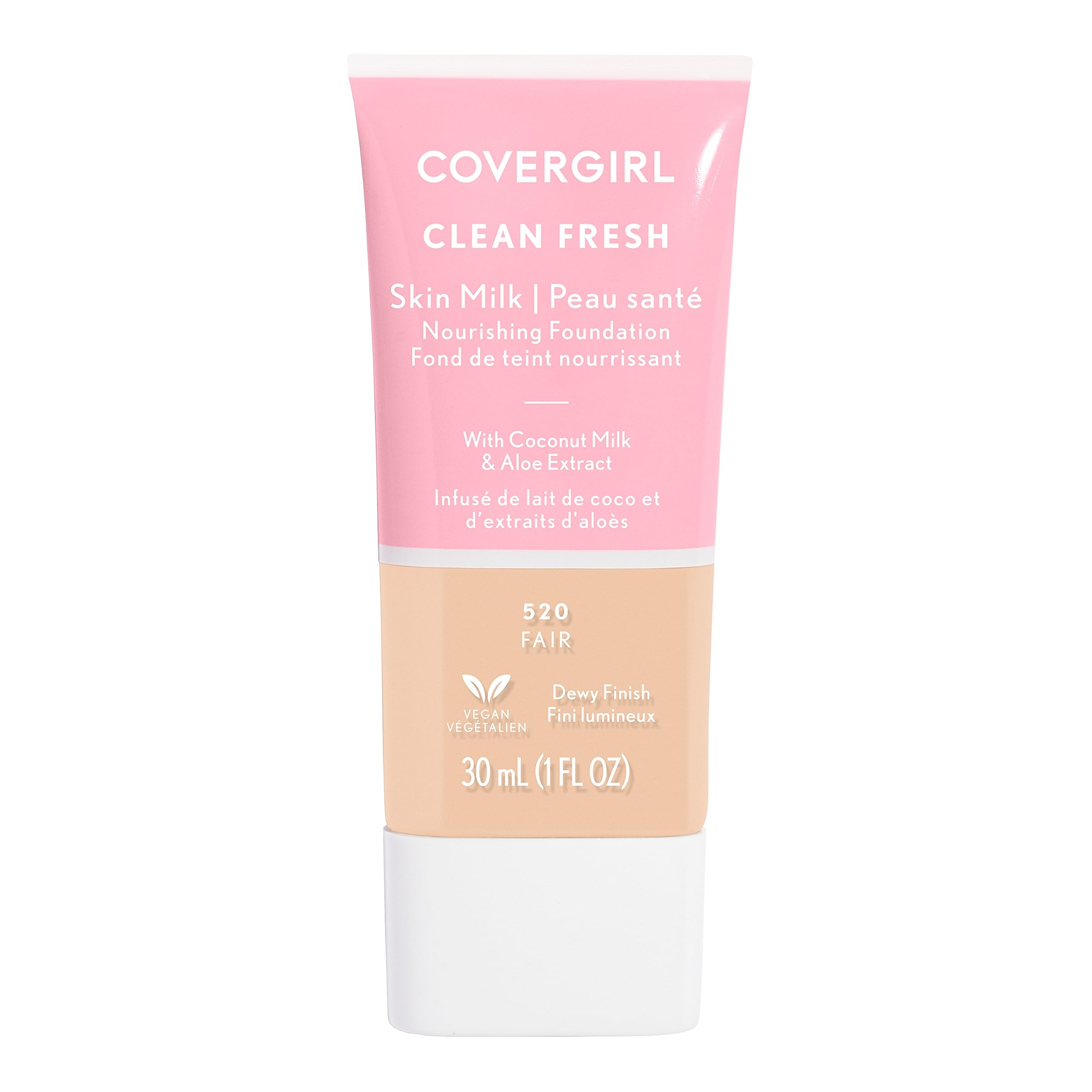 COVERGIRL Clean Fresh Skin Milk Foundation, Fair, 1 Fl Oz (Pack of 1)