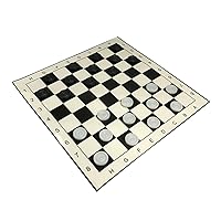 ERINGOGO Casual Checkers Irish Kids Bracelets Bulk Travel Toy Checkers and Chess Board Travel Size Kit Chess Board Game for Adults Chinese Chess Checkers Board Game Checkerboard Foldable