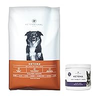 Ketona Salmon Recipe Dry Dog Food (24.2lb) & Daily Mobility Chews Bundle, The Nutrition of a Raw Diet with The Cost & Convenience of a Kibble, Lubricate Joints & Promote Healthy Mobility