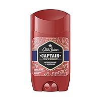 Old Spice Antiperspirant Deodorant for Men Captain Scent Red Collection 2.6 Ounce, Sandalwood, Fresh (Pack of 12)