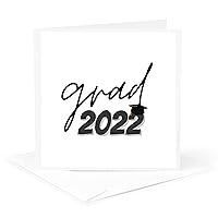 3dRose Greeting Card - Grad 2022 Gift for Graduation Rosette - Graduation
