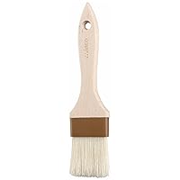 Winco Flat Pastry and Basting Brush, 2-Inch, Beige