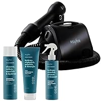 RevAir Hydrating Hair Kit - RevAir Reverse-Air Hair Dryer - Innovative Quick-Drying Hair Dryer for Curly, Wavy & Straight Hair - Hydrating Shampoo, Conditioner & Deep Conditioning Treatment