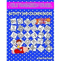 Virus Transmission Viruses: 55 Image Airplane, Medicine, Padlock, Conjunctivitis, Padlock, Insect, Sterile Mask, Conjunctivitis For Kids 2-4 Image Quiz Words Activity And Coloring Books