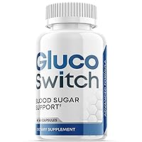 Gluco Switch, Glucoswitch, Glucoswitch New Advanced Formula, Glucoswitch Support Supplement Pills, Gluco Switch Support, Gluco Switch Pills, Gluco Switch Advanced Support Supplement (60 Capsules)