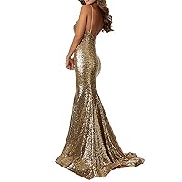 SABridal Womens Sexy Spaghetti Straps Bridesmaid Dresses Long Prom Party Dresses 2018