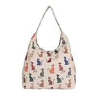 Signare Tapestry Hobo Shoulder bag slough purse for Women with Animal and Pet Design