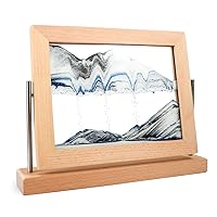 Bochino Moving Sand Art Picture Dynamic Sand Picture 3D Sand Art Frame Sandscape Moving Sand Picture for Home & Office Décor