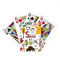 Spain Landscap Animals National Flag Poker Playing Magic Card Fun Board Game