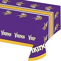 Minnesota Vikings All Over Print Plastic Table Cover - 54